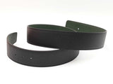 Hermès Reversible 41mm Noir & Vert Leather Belt Size 85 Fw0126crxdu