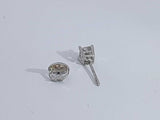 0.25 Cttw Diamond Screwback Single Stud Earring .30 Grams Aa0725szsa