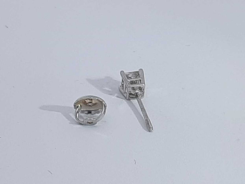0.25 Cttw Diamond Screwback Single Stud Earring .30 Grams Aa0725szsa