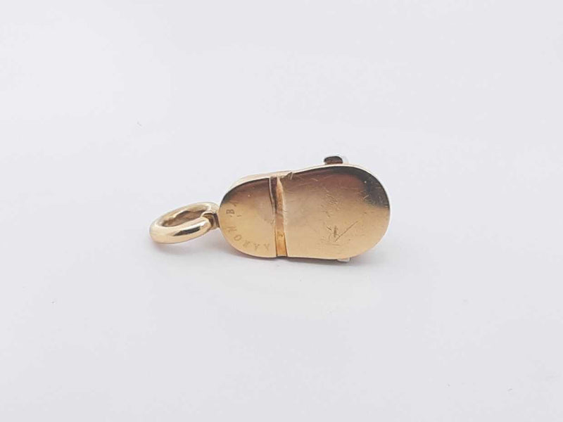 .11ctw Diamonds 18k Yellow Gold 6.8 Grams Aaron Dasha Shoe Pendant  Sd0725lrzsa