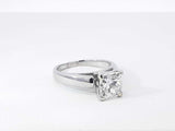 2.01 Ctw Diamond & 95% Platinum Solitaire Ring 8 Grams Size 5.25 Fw0926wsxzdu