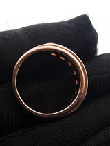 The Leo 1.05 Cttw Diamond & 14k Rose Gold Wedding Band 10.8 Grams Size 8.75 Fw0926lrxzdu