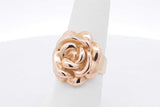 14k Yellow Gold Rose Flower Ring 5.1 Grams Size 6 Eb0726wxzsa