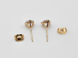 2.02 Cttw Lab Grown Diamonds 14k Yellow Gold 1.0g Stud Earrings Do0826poxde