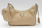 Prada Beige Nylon Re- Edition 2005 Shoulder Bag Eb0524erxdu