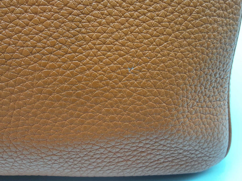 Hermes Birkin 35 Orange Clemence Gold Hardware Handbag Do0824erxzde