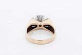 1.24cttw Diamond Ring In 14k Yellow Gold 5.8 Grams Size 5 Eb0826ssxsa