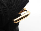 18k Yellow Gold Soft Rectangle Hoop Earrings 3.3 Grams Fw0826orxdu