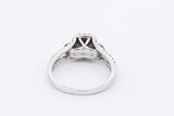 1.37cttw Diamond Ring In 14k White Gold 6.2 Grams Size 9 Eb0825lolrsa