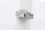 2.47cttw Diamond Ring In 14k White Gold 9.2 Grams Size 5 Eb0725lexzsa