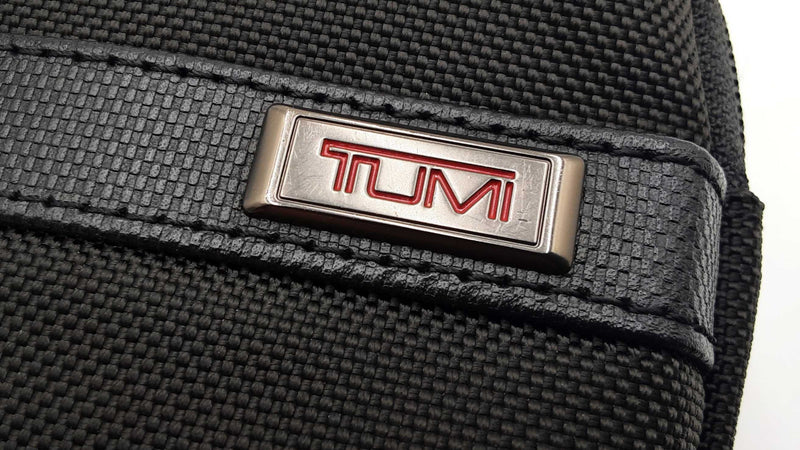 Tumi Alpha Small Crossbody Pouch In Black Ballistic Nylon Fw0225lrdu
