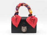 Christian Louboutin Mini Elisa Top Handle Bag In Black Leather Fw0926wrzdu