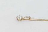 0.94cttw Lab Grown Diamond Pendant Necklace 14k Yellow Gold 18 Inch Eb0926wszsa
