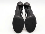 Giuseppe Zanotti Leather Crystal Embellished Sandals Black Size 37.5 Aa0626crsa