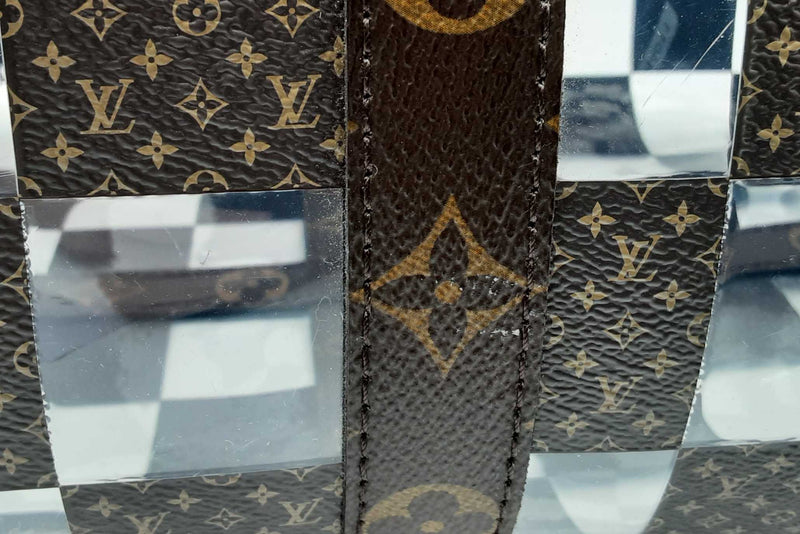 Louis Vuitton Monogram Pvc Chess Keeepall Bandouliere 50 Eb1223wxxzsa