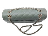 Chanel Quilted Caviar Medium Classic Double Flap Green Handbag Kb0625crxzmia