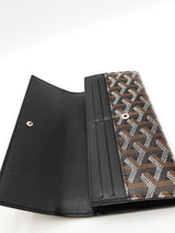 Goyard Varenne Goyardine Canvas Continental Wallet Eb0726ixzsa