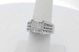 2.08cttw Diamond Ring In 10k White Gold 6.5 Grams Size 5.5 Eb1026rorsa