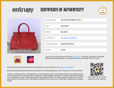 Louis Vuitton Marly Red Epi Leather Top Handle Bag Eb0526rrxde Entrupy Certificate