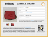 Gucci Red Leather Soho Flap Chain Crossbody Bag Eb0826wxzsa Entrupy Certificate