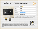 Valentino Garavani Vltn Black Leather Card Holder Sd0326lzxde Entrupy Certificate