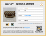 Gucci Crystal Gg Monogram Mini Horsebit Brown Handbag Aa0626ezxsa Entrupy Certificate