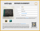 Louis Vuitton Multiple Wallet In Monogram Macassar Canvas & Leather Fw0626lcrdu Entrupy Certificate