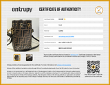 Fendi Embossed Ff Monogram Mini Mon Tressor Crossbody Bucket Bag Eb1125cxzde Entrupy Certificate