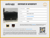 Chanel Classic Maxi Double Flap Black Calfskin Leather Shoulder Bag Do0225izxzde Entrupy Certificate