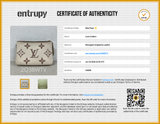Louis Vuitton Monogram Empreinte Double Zip Pochette Eb0726rxzsa Entrupy Certificate