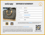 Louis Vuitton Alma Monogram Brown Handbag Aa0626pzxsa Entrupy Certificate