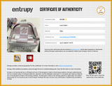 Louis Vuitton Racer Backpack In Damier Spray White Leather Fw0226crxdu Entrupy Certificate
