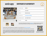 Louis Vuitton Damier Azur Hamstead Mm Tote Bag Sd0626eordu Entrupy Certificate
