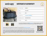 Louis Vuitton Keepall Bandoulière 55 In Damier Infini Leather Fw1125lozxdu Entrupy Certificate