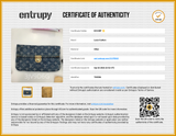Louis Vuitton Pochette Plat Clutch In Monogram Blue Denim Fw0526crzdu Entrupy Certificate