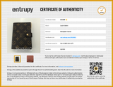 Louis Vuitton Monogram Agenda 2004 Diary Eb0726lcrdu Entrupy Certificate