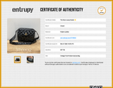 Chanel Square Camera Bag In Diamond-quilted Black Patent Leather Fw0526pezdu Entrupy Certificate