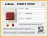 Chanel Camilla Embossed Red Leather Bifold Card Holder Wallet Do0626oorde Entrupy Certificate