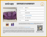 Gucci Joy Boston Purple Handbag Aa1026ozxsa Entrupy Certificate