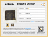 Louis Vuitton Marco Brown Bifold Wallet Sd0726wrzde Entrupy Certificate