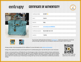 Hermes Birkin 25 Bleu Atoll Teal Swift Leather Gold Handbag Do0325lrrxzde Entrupy Certificate