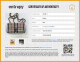 Burberry Mini Lola Crossbody Bag In Vintage Check Tweed  Fw1125irzdu Entrupy Certificate
