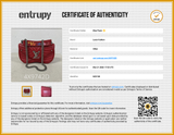 Louis Vuitton New Wave Chain Mm Red Handbag Aa0326ezxsa Entrupy Certificate