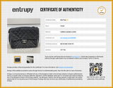 Chanel Black Washed Lambskin Chain Around Maxi Black Handbag Aa0426lozxsa Entrupy Certificate
