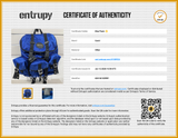 Gucci Blue Econyl Nylon Gg Monogram Off The Grid Backpack Eb0626rxzsa Entrupy Certificate