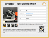 Air Jordan 1 Retro 555088 036 Gray Shoes Size 11.5 Aa0926lrzsa Entrupy Certificate
