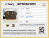 Louis Vuitton Monogram Alma Top Handle Bag Eb0526wxzsa Entrupy Certificate