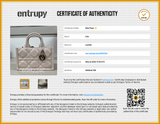 Christian Dior Mini Dior Book Tote Macrocannage Rose Handbag Aa0526lzxzsa Entrupy Certificate