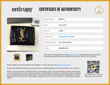 Ysl Saint Laurent Vicky Patent Trifold Leather Wallet Sd0726ozxdu Entrupy Certificate