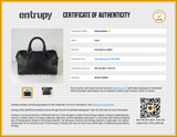 Gucci Guccissima Boston Black Leather Satchel Bag Sd0726porde Entrupy Certificate